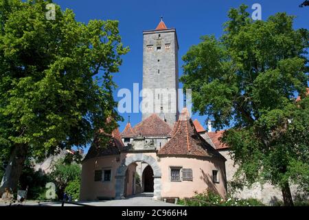 Géographie / Voyage, Allemagne, Bavière, Rothenburg ob der Tauber, Rothenburg ob der Tauber, Franc-moyen, droits-supplémentaires-autorisation-Info-non-disponible Banque D'Images