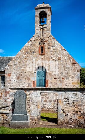 Église paroissiale de Morham et cimetière, East Lothian, Écosse, Royaume-Uni. Banque D'Images