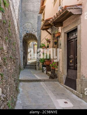 Percile, beau village de la province de Rome, dans la région italienne du Latium. Banque D'Images