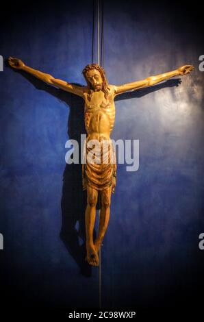 Italie Lombardie Musée diocésain de Milan - Crucifix - plongeur Lombard Banque D'Images