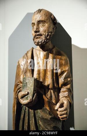 Italie Lombardie Musée Diocesan de Milan - saint Peter de Veneto sculpteur 1460 Banque D'Images