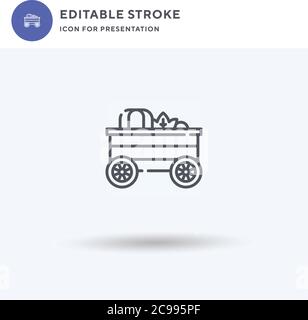 Vecteur icône d'oreiller, affiche plate remplie, pictogramme solide isolé sur blanc, illustration du logo. Icône d'oreiller pour la présentation. Illustration de Vecteur