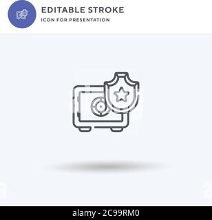 FAQ vecteur d'icône, signe plat rempli, pictogramme solide isolé sur blanc, illustration du logo. Icône FAQ pour la présentation. Illustration de Vecteur