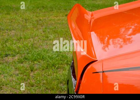 Grand béquet orange 1970 AMC Javelin Banque D'Images