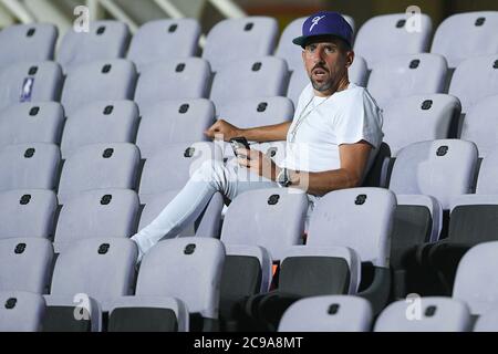 Florence, Italie. 29 juillet 2020. Franck Ribery de l'ACF Fiorentina participe au match des stands pendant la série UN match entre Fiorentina et Bologne au Stadio Artemio Franchi, Florence, Italie, le 29 juillet 2020. Photo de Giuseppe Maffia. Crédit : UK Sports pics Ltd/Alay Live News Banque D'Images