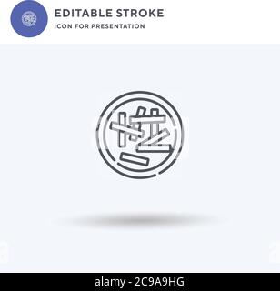 Symbole de frites, affiche plate remplie, pictogramme solide isolé sur blanc, illustration du logo. Icône frites pour présentation. Illustration de Vecteur