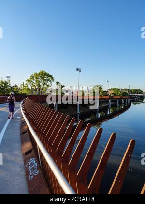 Riverview Bridge, Chicago, Illinois. Banque D'Images