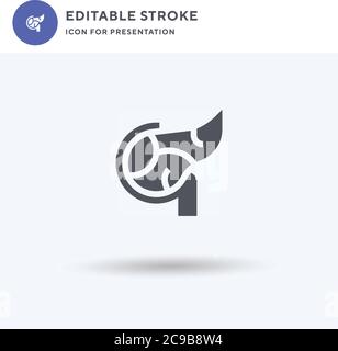 Vecteur d'icône du pancréas, signe plat rempli, pictogramme solide isolé sur blanc, illustration du logo. Icône du pancréas pour la présentation. Illustration de Vecteur