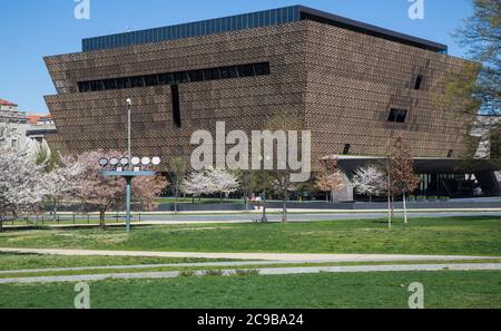Washington DC, États-Unis. Musée national de l'histoire et de la culture afro-américaines, un musée de la Smithsonian institution. Ouvert en septembre 2016. Banque D'Images