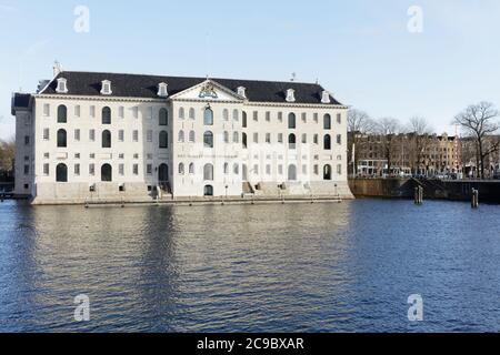 Bâtiment du Musée maritime national à Amsterdam, pays-Bas Banque D'Images