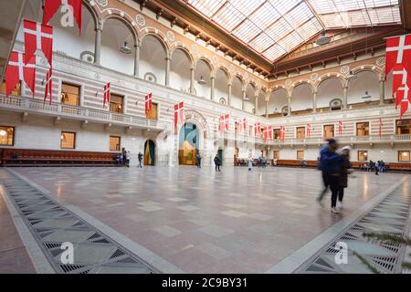 Copenhague, Danemark - 27 décembre 2016 : le Grand Hôtel de ville de Copenhague. Le bâtiment actuel a été inauguré en 1905 Banque D'Images