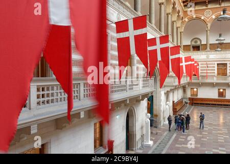 Copenhague, Danemark - 27 décembre 2016 : le Grand Hôtel de ville de Copenhague. Le bâtiment actuel a été inauguré en 1905 Banque D'Images