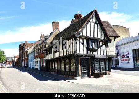 Ipswich, Suffolk, Royaume-Uni - 30 juillet 2020 : Soane Street. Banque D'Images