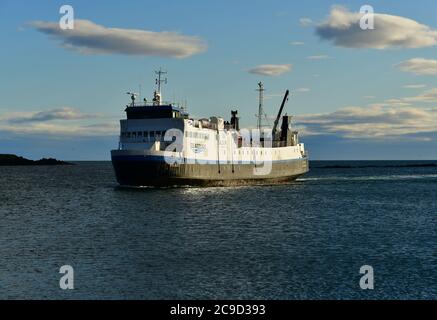 Ferry de Baldur, Flacey, Westfjords, Islande Banque D'Images