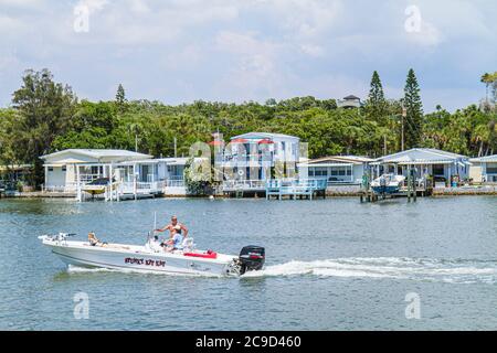 Saint-Pétersbourg Floride, Indian Rocks Beach, Clearwater Harbour, port, bateau, les visiteurs voyage visite touristique touristique sites touristiques cultu Banque D'Images