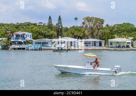 Saint-Pétersbourg Floride, Indian Rocks Beach, Clearwater Harbour, port, bateau, les visiteurs voyage visite touristique touristique sites touristiques cultu Banque D'Images