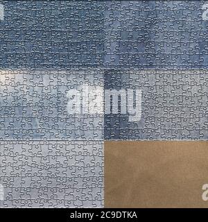 Ensemble de Jean bleu usé texture, fond, toile de fond Banque D'Images