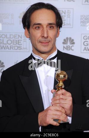 Alexandre Desplat au 64ème Golden Globe Awards - salle de presse tenue au Beverly Hilton à Beverly Hills, CA. L'événement a eu lieu le lundi 15 janvier 2007. Photo par: SBM / PictureLux - référence du fichier # 34006-12864SBMPLX Banque D'Images