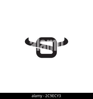 Lettre O et logo Bull / Icon design Illustration de Vecteur
