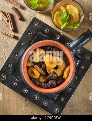Compote de fruits secs. Banque D'Images