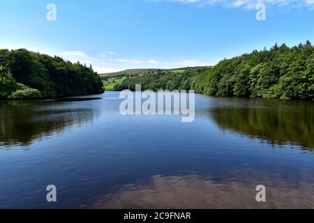 Ryburn Reservoir Ripponden Banque D'Images