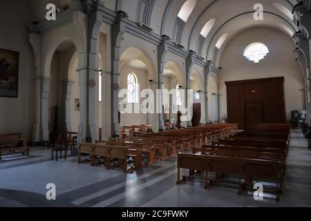 Calitri - Interno della Chiesa di San Canio Banque D'Images