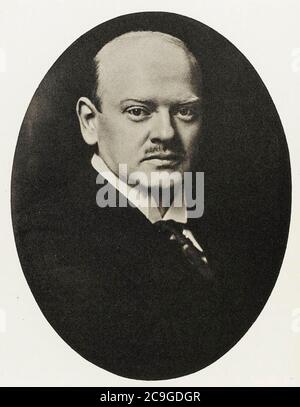 GUSTAV STRESEMANN (1878-1929) homme d'État allemand de Weimar Banque D'Images