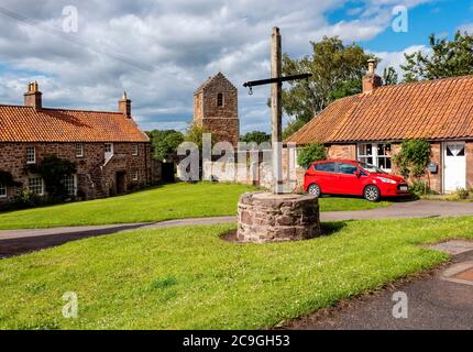 Village de Stenton, East Lothian, Écosse, Royaume-Uni Banque D'Images