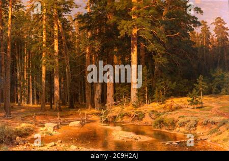 Ivan Chichkine - Mast-Tree grove Banque D'Images