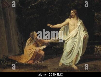 Ivanov l'apparition du Christ à Marie-Madeleine après la Résurrection 1834 gtg 17631. Banque D'Images