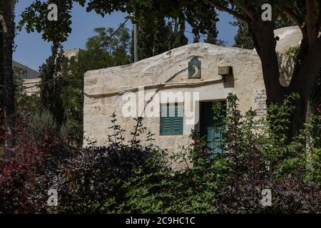 Jérusalem, Israël - 30 juillet 2020 : le bâtiment médiéval sur la tombe de sheikh Ahmed Dajani à Jérusalem, Israël Banque D'Images