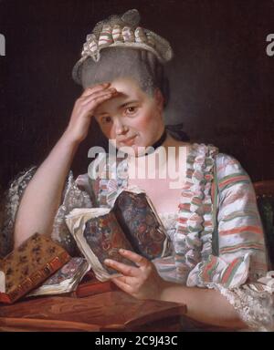 Jacques Louis David - Madame François Buron Banque D'Images