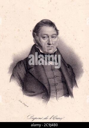 Jacques-Charles Dupont de l'Eure. Banque D'Images