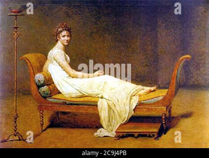 Jacques-Louis David Portrait de Madame Récamier (c 1800). Banque D'Images