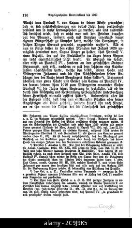 Jahrbücher Konrad II bande 1 187. Banque D'Images