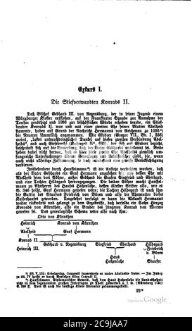 Jahrbücher Konrad II bande 1 350. Banque D'Images