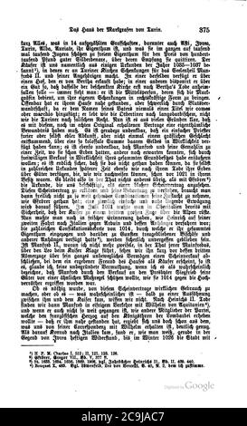 Jahrbücher Konrad II bande 1 386. Banque D'Images