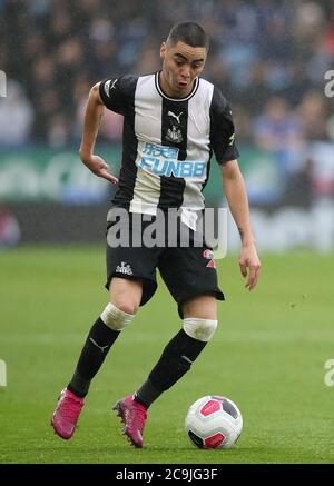 Miguel Almiron de Newcastle United lors du match de la Premier League au King Power Stadium de Leicester. Banque D'Images