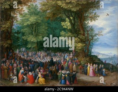 Jan Brueghel l'aîné - le Sermon sur le Mont Banque D'Images