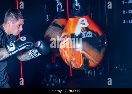 Brentwood Essex 1er août 2020 UN nouveau Covid safe boutique fitness Boxing studio, Box Gym Fitness ouvre aujourd'hui à Brentwood Essex Royaume-Uni crédit: Ian Davidson/Alamy Live News Banque D'Images