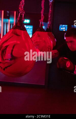 Brentwood Essex 1er août 2020 UN nouveau Covid safe boutique fitness Boxing studio, Box Gym Fitness ouvre aujourd'hui à Brentwood Essex Royaume-Uni crédit: Ian Davidson/Alamy Live News Banque D'Images