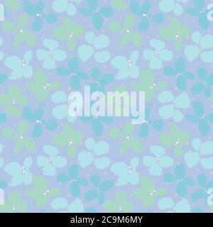 Motif vectoriel sans couture avec fleurs en forme de grunge texturé sur la grille arrière en pointillés. Motif fleuri audacieux dans des tons pastel. Pinceau moderne, vif, dessiné à la main, en mouvement. Conception de la répétition de surface. Illustration de Vecteur