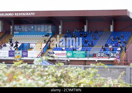 Weymouth, Royaume-Uni. 1er août 2020. Le Weymouth FC fait face au Dartford FC pour la finale des éliminatoires de la Vanarama National League South. Le gagnant de ce match est promu à la Ligue nationale. Crédit : Liam Asman/Alay Live News Banque D'Images