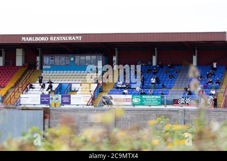 Weymouth, Royaume-Uni. 1er août 2020. Le Weymouth FC fait face au Dartford FC pour la finale des éliminatoires de la Vanarama National League South. Le gagnant de ce match est promu à la Ligue nationale. Crédit : Liam Asman/Alay Live News Banque D'Images