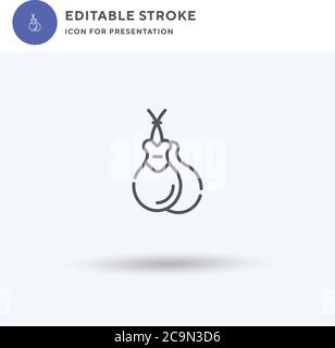 Castanets Icon vector, signe plat rempli, pictogramme solide isolé sur blanc, illustration du logo. Icône de castanets pour la présentation. Illustration de Vecteur