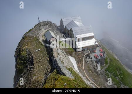 Maison d'hôtes au Säntis en Suisse Banque D'Images