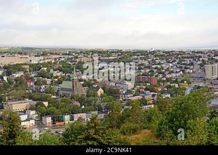 St John's Houses Overlook, Terre-Neuve, Canada Banque D'Images