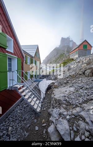 Maison d'hôtes au Säntis en Suisse Banque D'Images