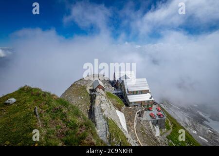 Maison d'hôtes au Säntis en Suisse Banque D'Images