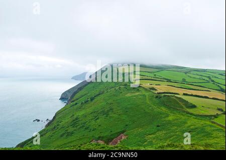 Vue de Little Hangman, Combe Martin, Devon, Angleterre Banque D'Images